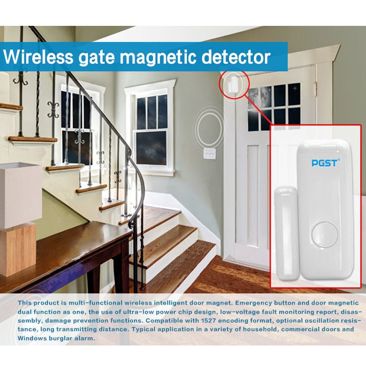 PB-67R Intelligent Wireless Door Window Sensor with Emergency Button, PB-67R PB-67R Intelligent Wireless Door Window Sensor with Emergency Button, PB-67R